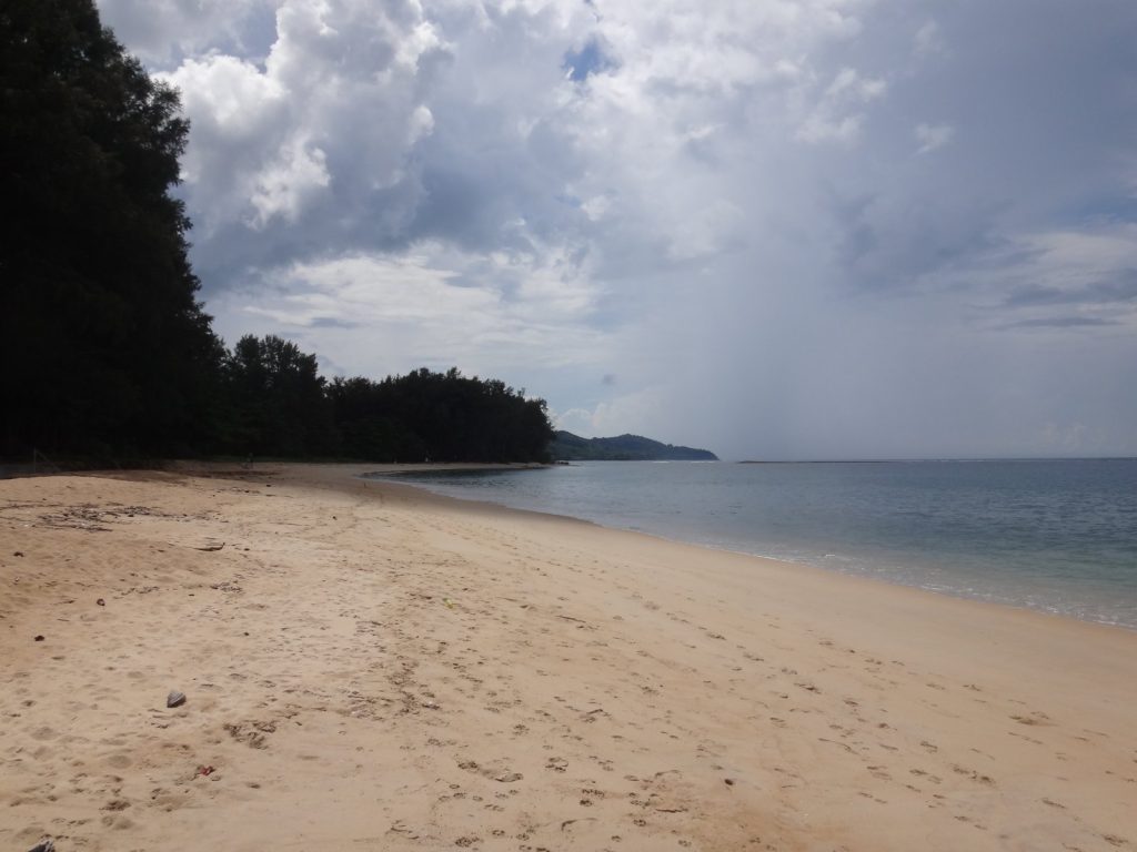 awesome beach on early morning