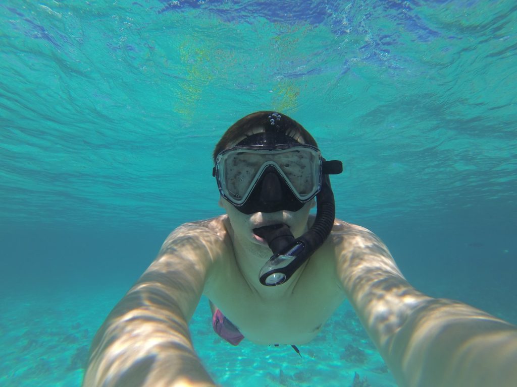 on the reef
